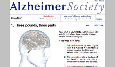 Alzheimer Society Brain Tour screenshot2