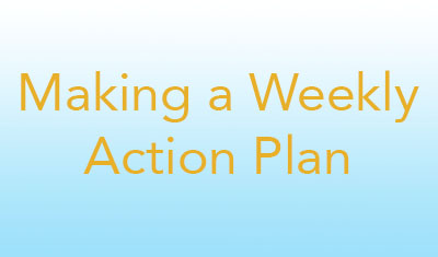 Making a Weekly Action Plan image